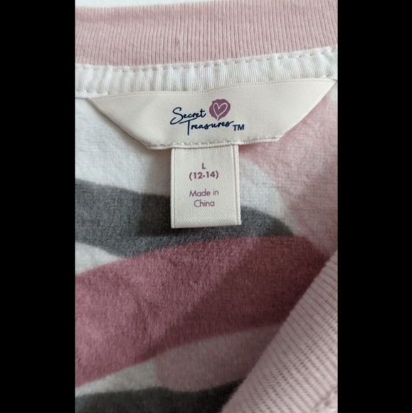 New Pink Super Soft Camo Print 2 PC Pajama Set, Size Large, Lounge Wear - Picture 6 of 6